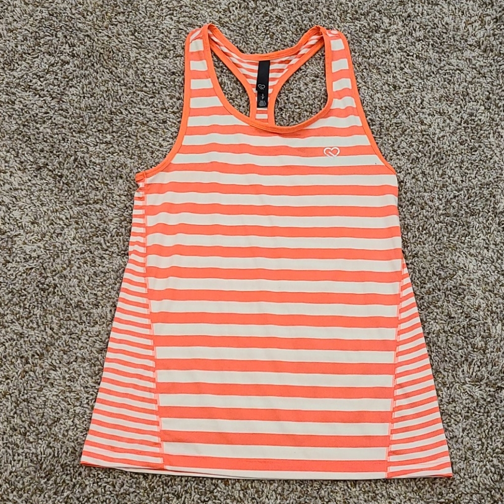 Orange stripes tank